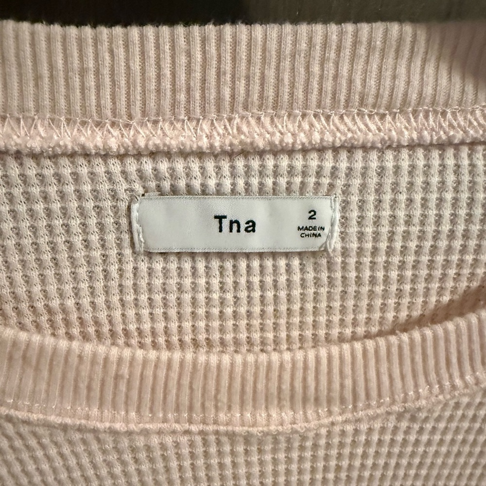 Tna ARITZIA Waffle Crew Boxy Longsleeve - Picture 5 of 6